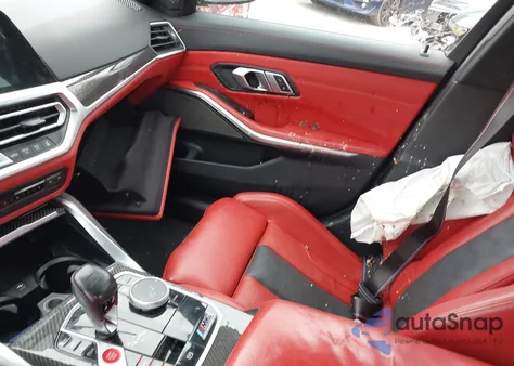 2021 BMW M3 Competition z USA, uszkodzony, nr VIN WBS33AY06MFL36424